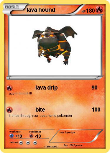Pokemon lava hound