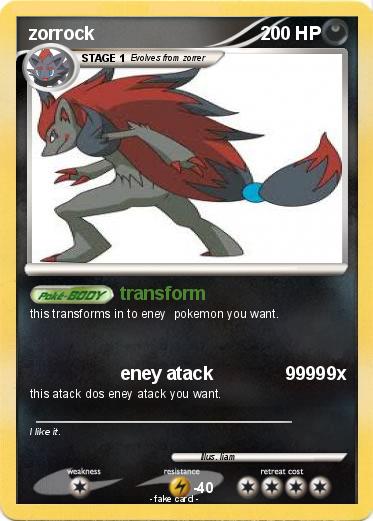 Pokemon zorrock