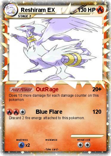 Pokemon Reshiram EX
