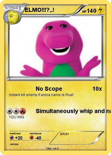 Pokemon ELMO!!!?,.!