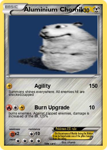 Pokemon Aluminium Chomik