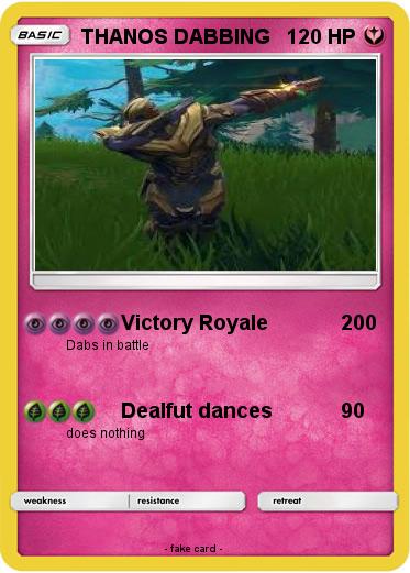 Pokemon THANOS DABBING