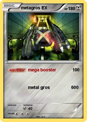 Pokemon metagros EX