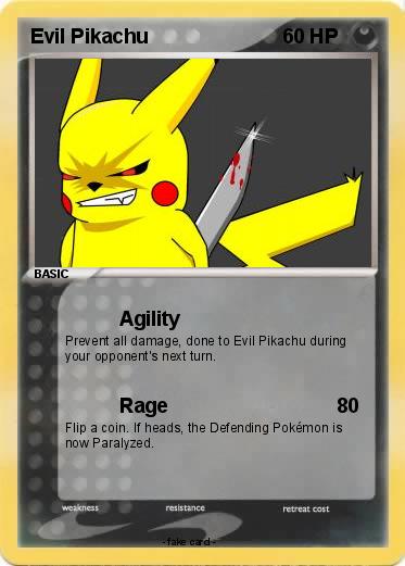 Pokemon Evil Pikachu