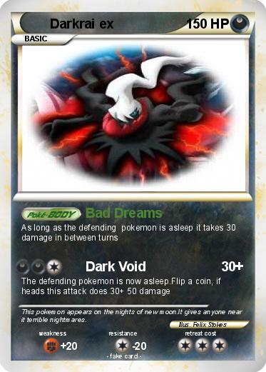 Pokemon Darkrai ex