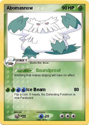 Pokemon Abomasnow