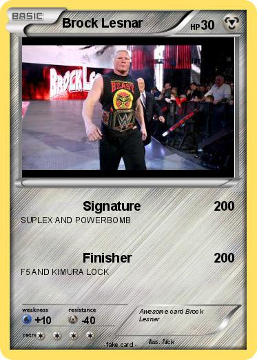 Pokemon Brock Lesnar