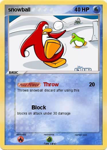 Pokemon snowball