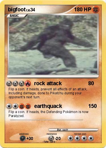 Pokemon bigfoot