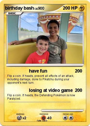 Pokemon birthday bash