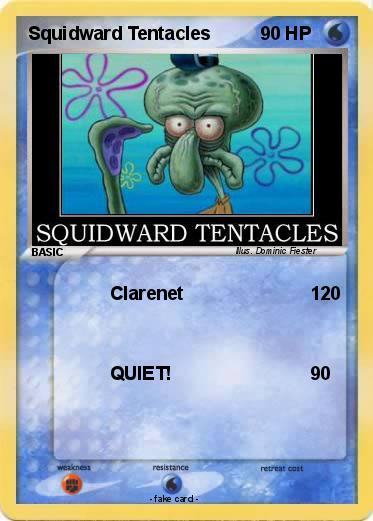 Pokemon Squidward Tentacles