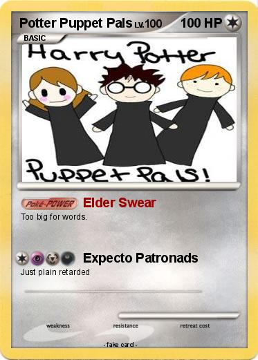 Pokemon Potter Puppet Pals