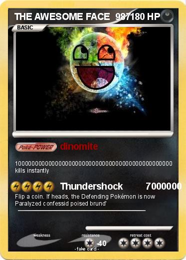 Pokemon THE AWESOME FACE  987