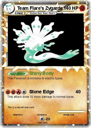 Pokemon Team Flare's Zygarde