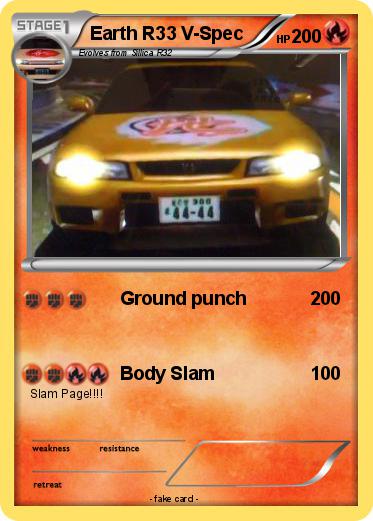 Pokemon Earth R33 V-Spec