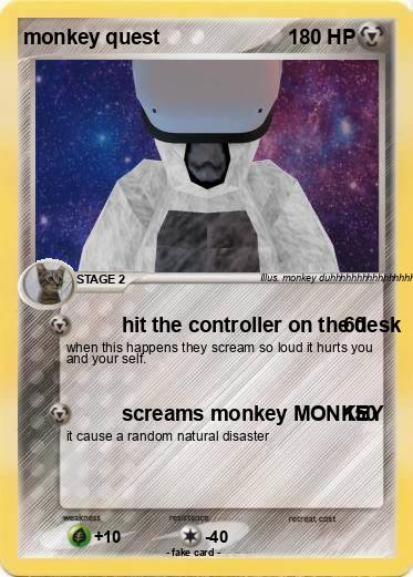 Pokemon monkey quest