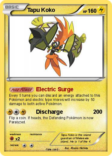 Pokemon Tapu Koko