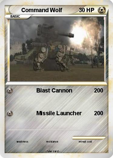 Pokemon Command Wolf