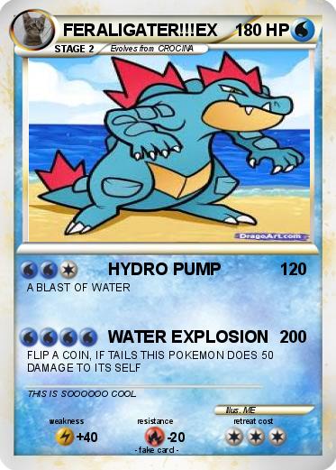 Pokemon FERALIGATER!!!EX