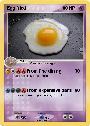 Pokemon Egg fried