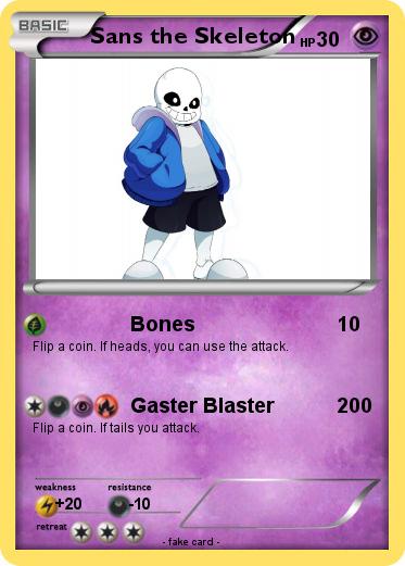 Pokemon Sans the Skeleton