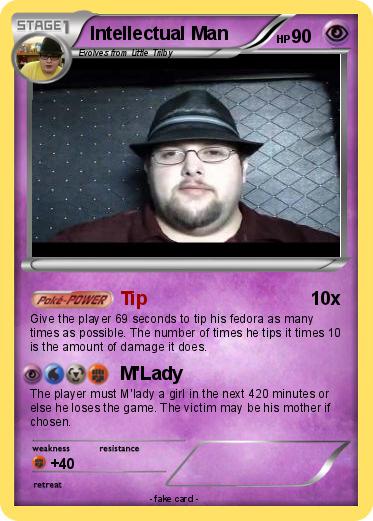 Pokemon Intellectual Man