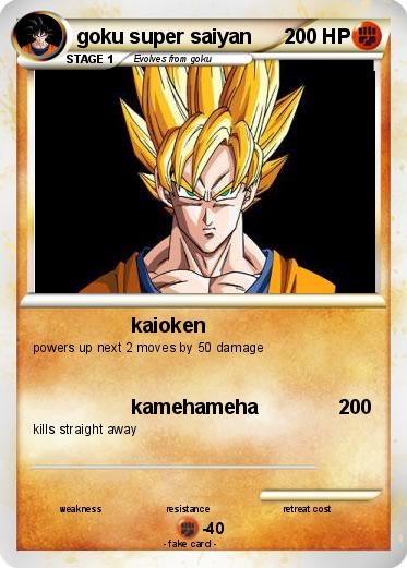 Pokemon goku super saiyan