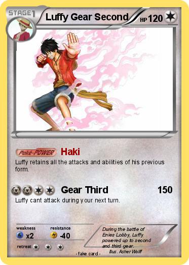 Pokemon Luffy Gear Second