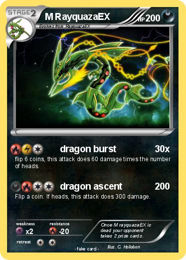 Pokemon M RayquazaEX