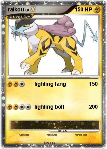 Pokemon raikou