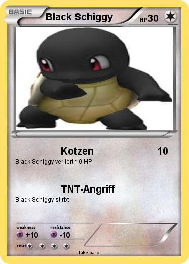 Pokemon Black Schiggy