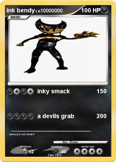 Pokemon ink bendy