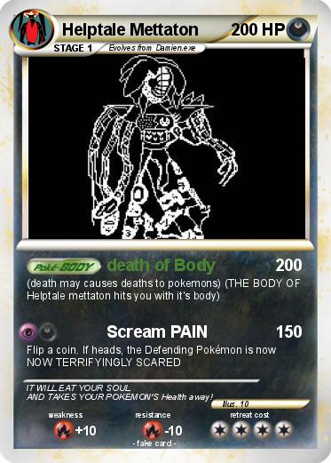 Pokemon Helptale Mettaton