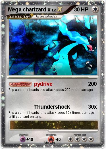 Pokemon Mega charizard x