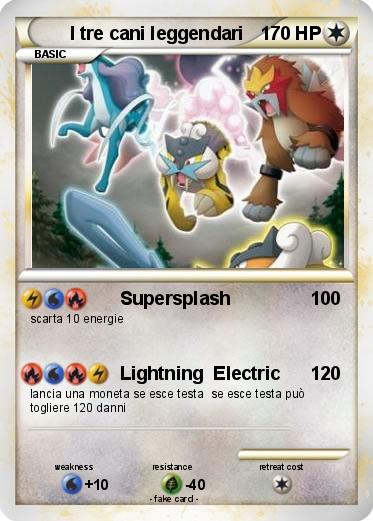 Pokemon I tre cani leggendari