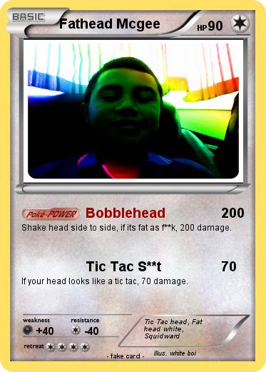 Pokemon Fathead Mcgee