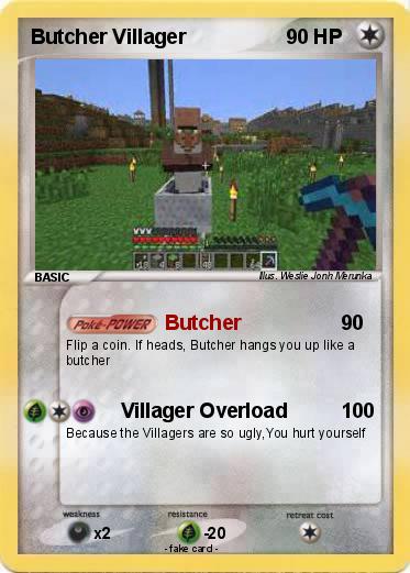 Pokemon Butcher Villager