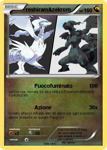 Pokemon reshiram&zekrom