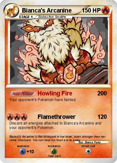 Pokemon Bianca's Arcanine