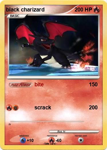 Pokemon black charizard