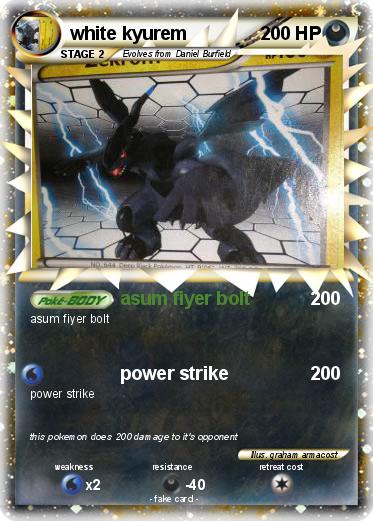 Pokemon white kyurem