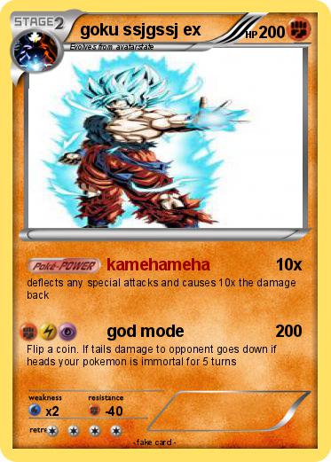 Pokemon goku ssjgssj ex
