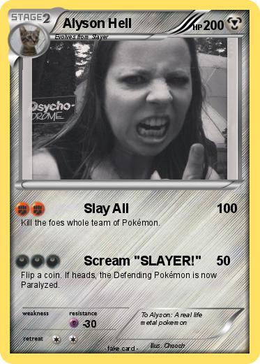 Pokemon Alyson Hell