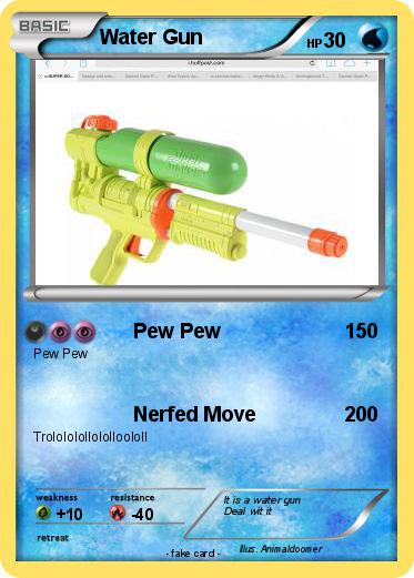 Pokemon Water Gun