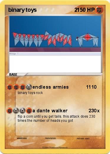 Pokemon binary toys                         2