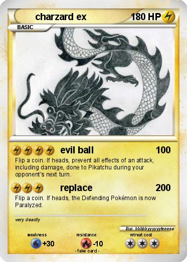 Pokemon charzard ex