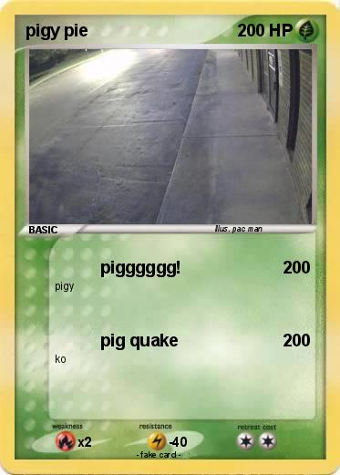 Pokemon pigy pie