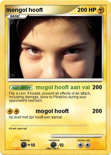 Pokemon mongol hooft
