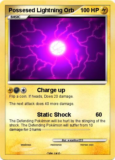 Pokemon Possesed Lightning Orb