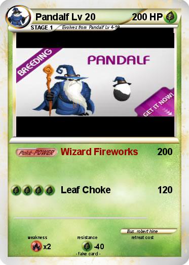 Pokemon Pandalf Lv 20